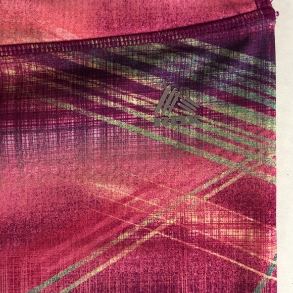 RBX Leggings Womens Multicolor Pants Athletic Work Out Lightweight Yoga Size L - Picture 8 of 8